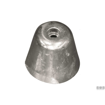 Anodo a ogiva esagonale incasso per bow thruster vetus in zinco