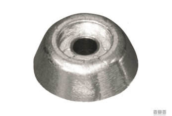 Anodo a ogiva per bow thruster lewmar 140 in zinco