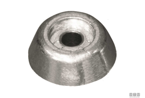 Anodo a ogiva per bow thruster lewmar 140 in zinco