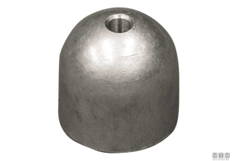 Anodo a ogiva per bow thruster max power in zinco