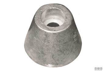 Anodo a ogiva per bow thruster sleipner sp30/40 in alluminio