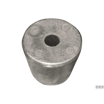 Anodo a ogiva per bow thruster sleipner sp30/40 in zinco