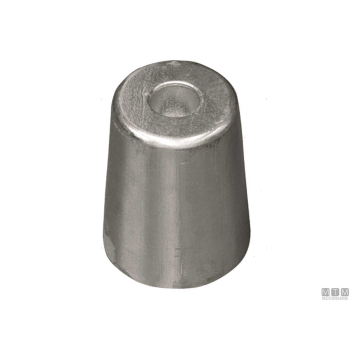 Anodo a ogiva per ferretti d45mm in zinco