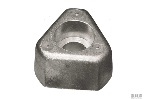 Anodo a ogiva per gori l28mm in zinco