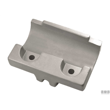Anodo a piastra 2 fori per honda m6 8/20 in alluminio