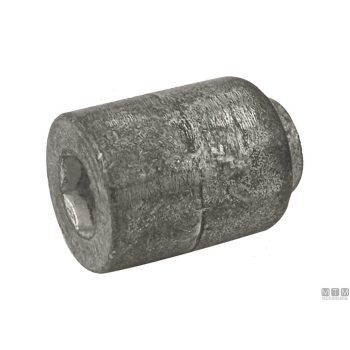 Anodo a piastra 2 fori per honda m6 8/20 in alluminio