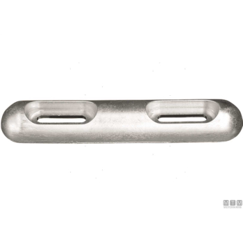 Anodo a piastra per fairline 1kg l320mm in alluminio