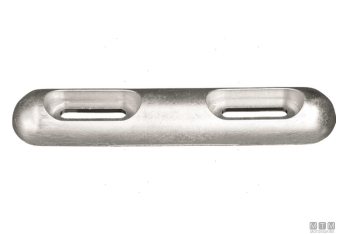 Anodo a piastra per fairline 2kg l320mm in zinco