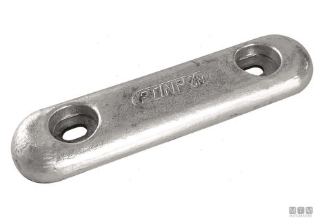Anodo a piastra per fairline 4kg l325mm in zinco