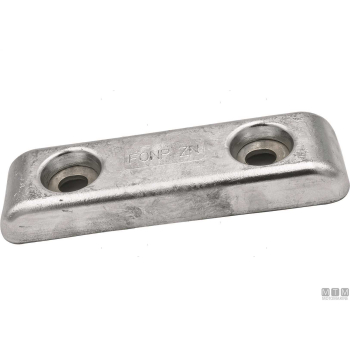 Anodo a piastra per vetus 5kg quadro l290mm in zinco