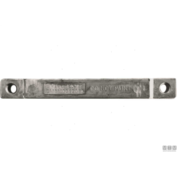 Anodo a piastra trim per mercury 73x27x10mm in alluminio