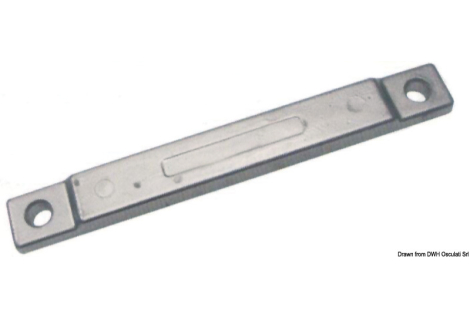 Anodo alluminio barra Verado 