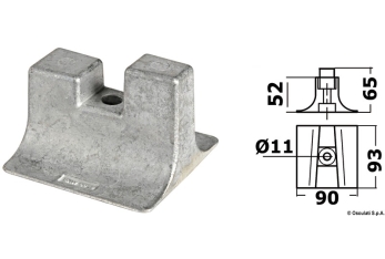 Anodo alluminio Yamaha 300/350 HP 