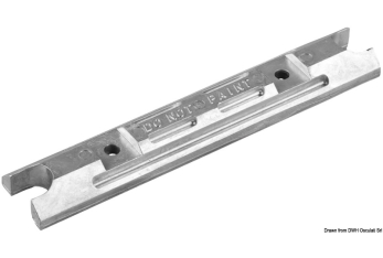 Anodo barra alluminio Yamaha 