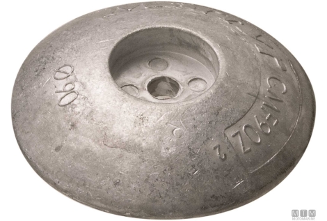 Anodo flangia d70mm al 