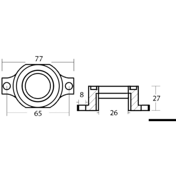 Anodo fuoribordo OMC 737 