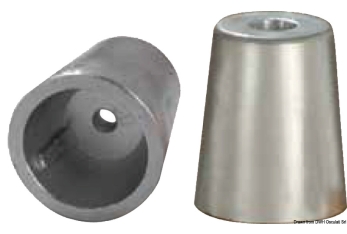 Anodo linea asse radice mm 40 Alluminio 