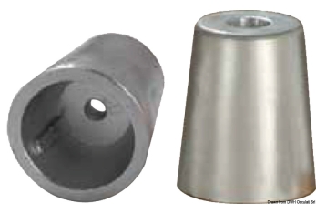 Anodo linea asse radice mm 45 Alluminio 