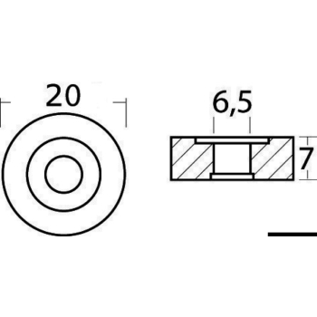 Anodo magnesio a rondella 
