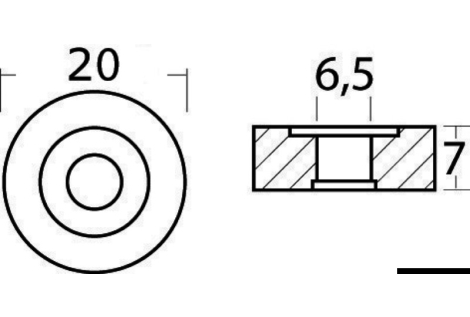 Anodo magnesio a rondella 