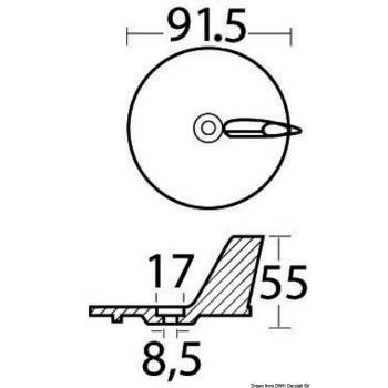Anodo magnesio Yamaha 20/50 HP 