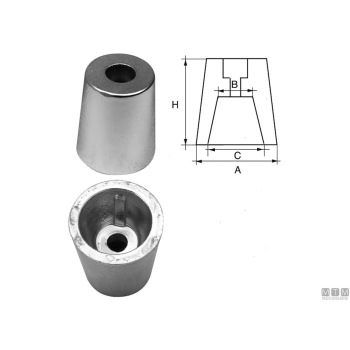 Anodo ogiva d30mm al 