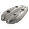 Anodo oval double l115mm zn