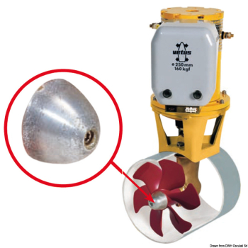 Anodo per Vetus Bow 35/55 