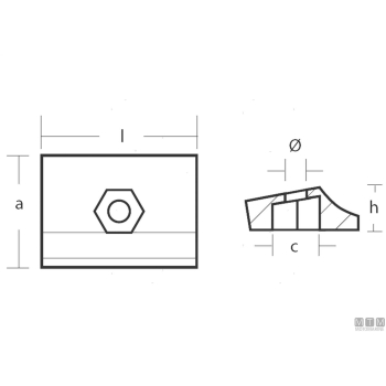 Anodo piastrina john/evin 9.9/15 in zinco