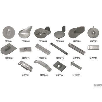 Anodo pinna mercury 30/300 al 