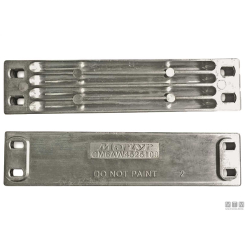 Anodo pinna yamaha 100a in alluminio