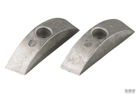 Anodo placca doppia volvo 110/120 in zinco