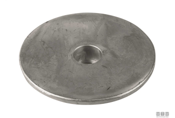 Anodo placca per piede mercruiser bravo iii in zinco