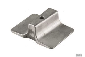 Anodo placca piede yamaha 9.9f in zinco