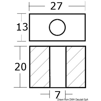 Anodo Tohatsu 9,9/15/18 HP 