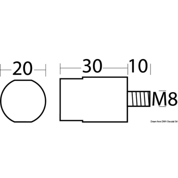 Anodo Yanmar circolare 