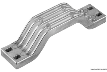 Anodo zinco barra cavalletto Yamaha 