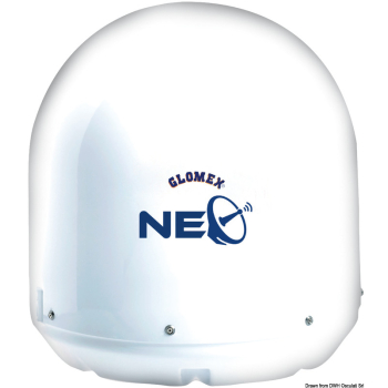 Antenna TV Satellitare Glomex Mars 4 Skew NEO 