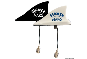 Antenna VHF MAKO GLOMEX bianca 