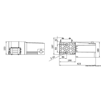 Argano elettrico 1588 Kg 900 W 12 V 