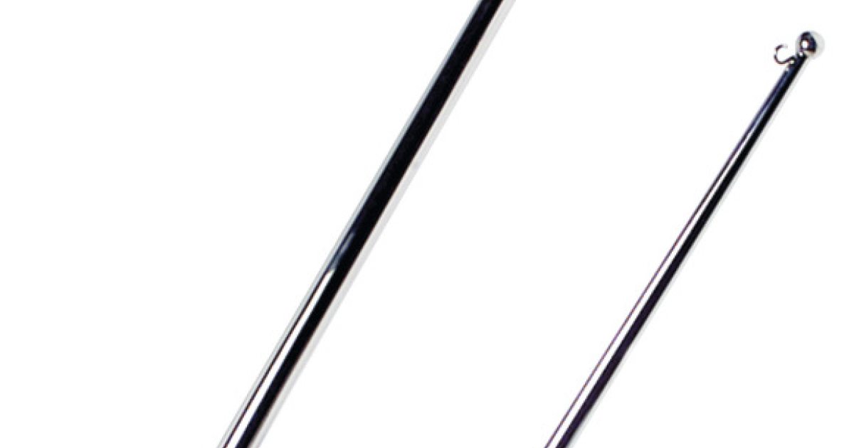 NELXINJO Kit per Asta portabandiera per casa, 1,8 m, in Acciaio Inox, per Esterni residenziali o Commerciali, con Staffa, 2 Anelli con Cuscinetti a Sfera Anti-groviglio