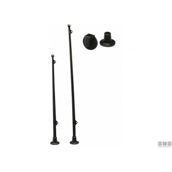 Asta bandiera plastic 400mm 