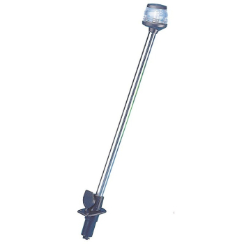 Asta estraibile con fanale  360°
