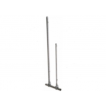 Asta Portabandiera Clamp Chrome