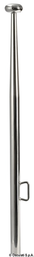 Asta portabandiera 610 mm Ø25 mm 