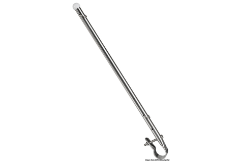 Asta portabandiera inox 400 mm 