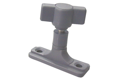 Attacco per asta tendalino a sganciamento veloce 