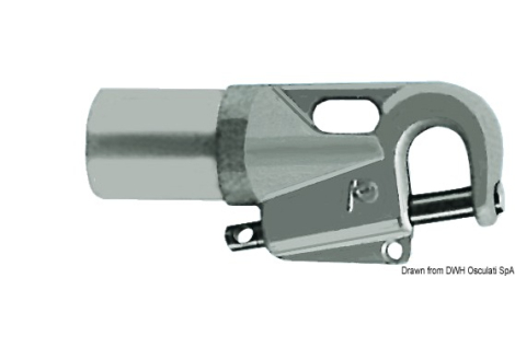 Attacco tangone lega leggera 50x46 mm 