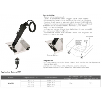 ATTUATORI ELETTRICI MTT MM.301 12V.