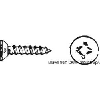 Auto.cr.sv.pia.3,5X13 AISI 304 AUTO/TSP3,5X13